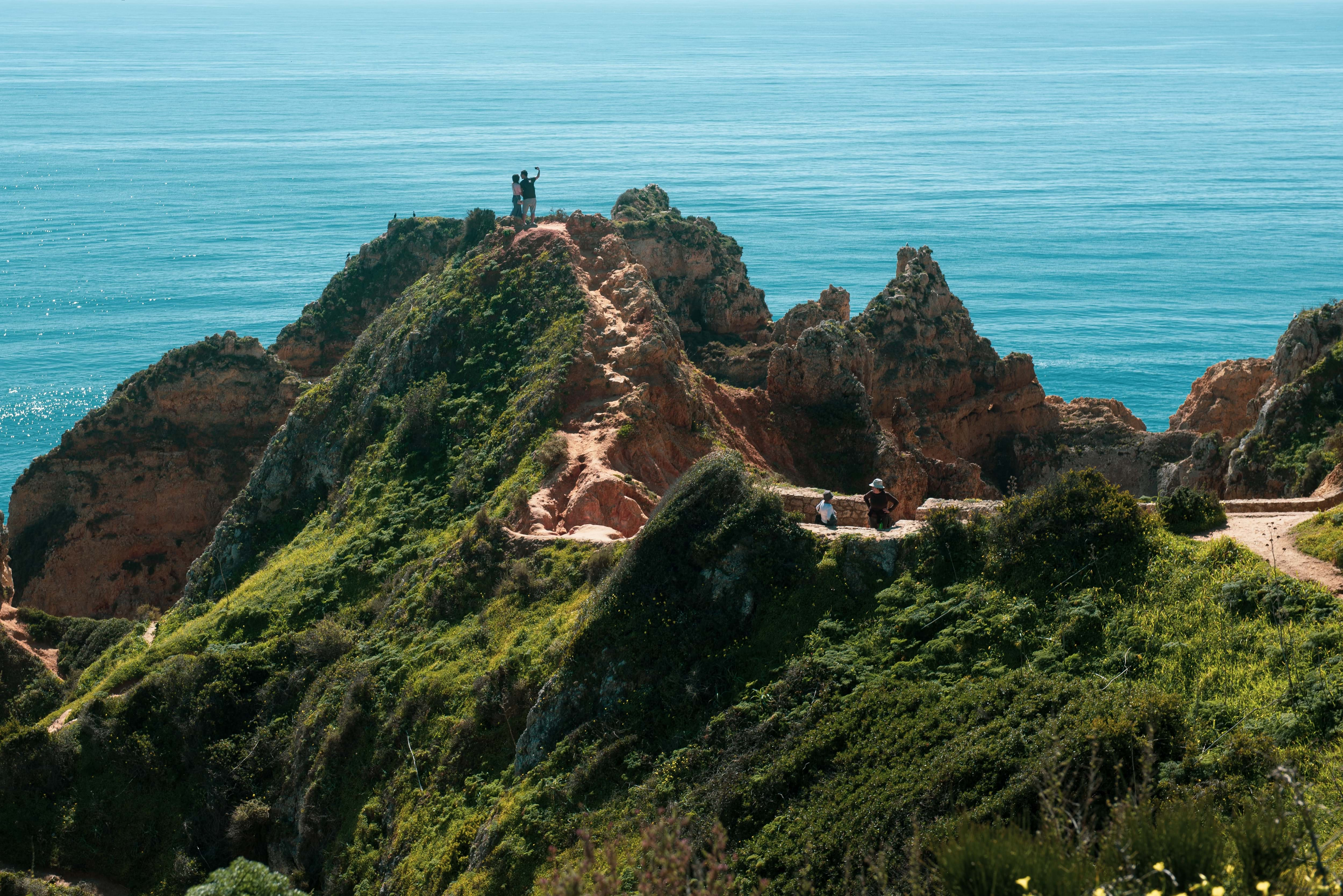 Enjoying the views in Ponta Piedade