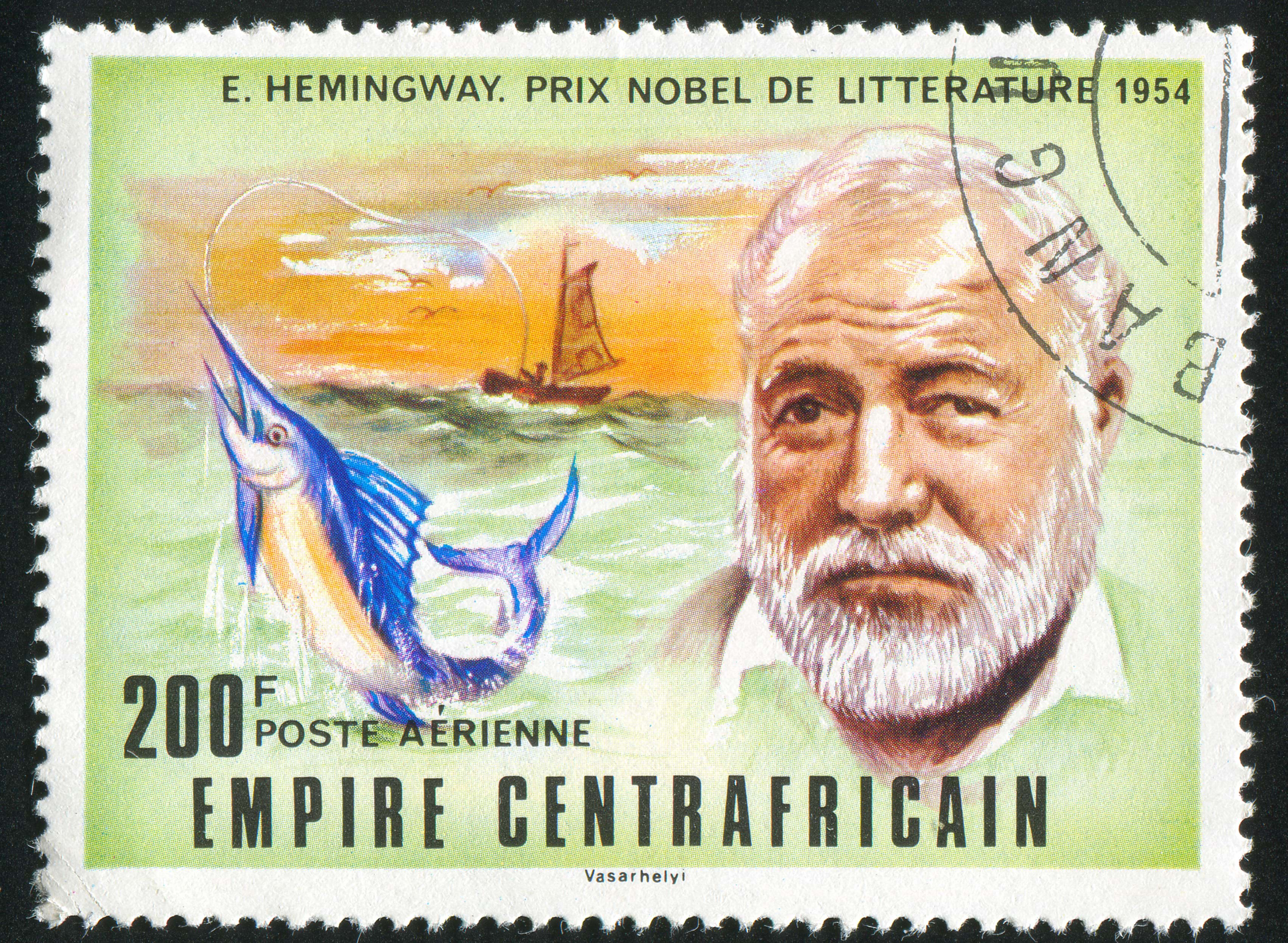 Ernest Hemingway, avid outdoorsman and author of The Old Man and the Sea.